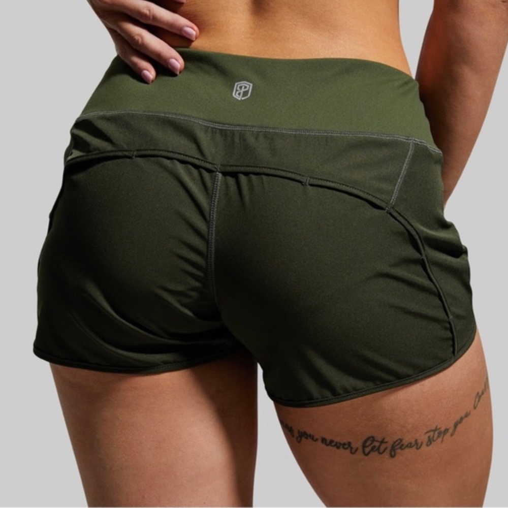 Born Primitive | Free Flow | Dark Olive Shorts